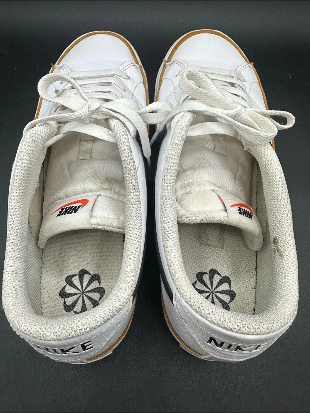 Nike Court Legacy Next Nature Mens Size 9.5 White Black Athletic Shoes Sneakers